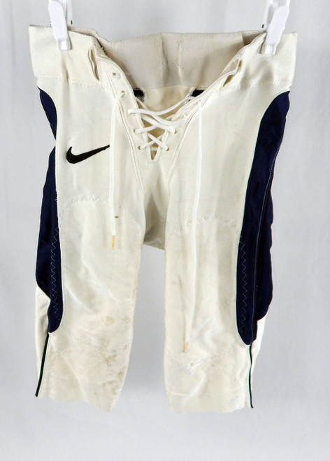 2000s Utah State Aggies #25 Game Used White Football Pants Size M DP110254