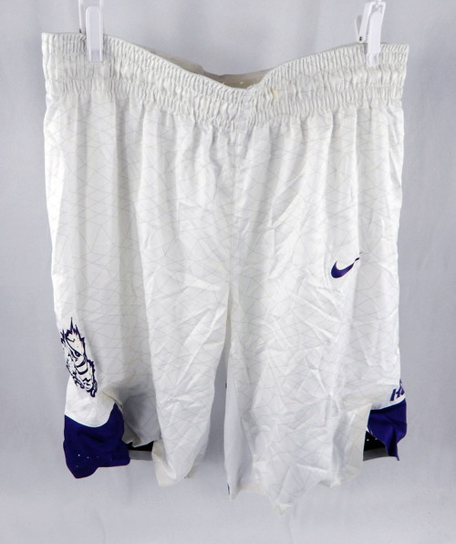 2016-17 Texas Christian TCU Horned Frogs Game Issued Basketball Shorts 44 110387