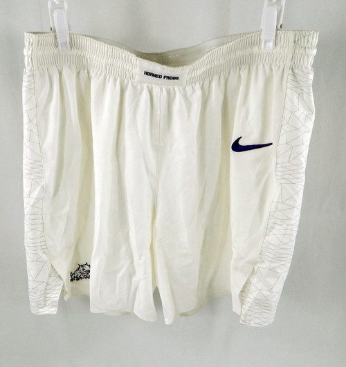 2021-22 Texas Christian TCU Horned Frogs Game Issued Basketball Shorts XL 110386