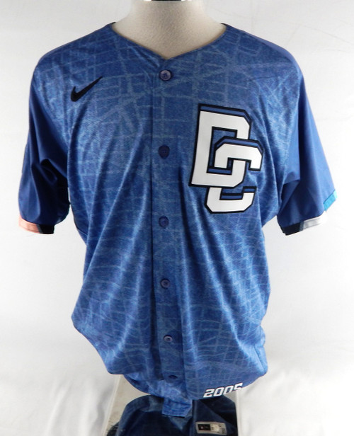 2025 Washington Nationals Lucas Sims #39 Game Issued P Used Blue Jersey City 4