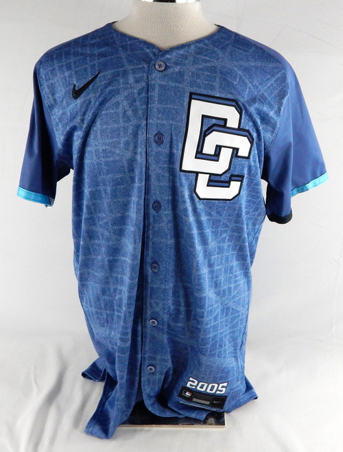2025 Washington Nationals Stone Garrett #36 Game Issued Blue Jersey City Con 5