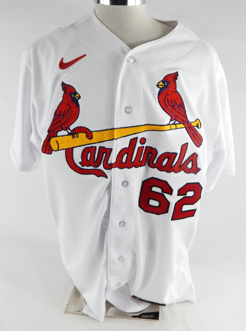 St. Louis Cardinals Gomez #62 Authentic White Jersey 48 558