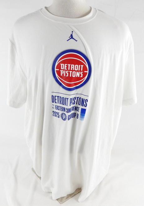 2025-26 Detroit Pistons Isaiah Stewart #28 Game Used White Shirt NBA Cup XXL 584