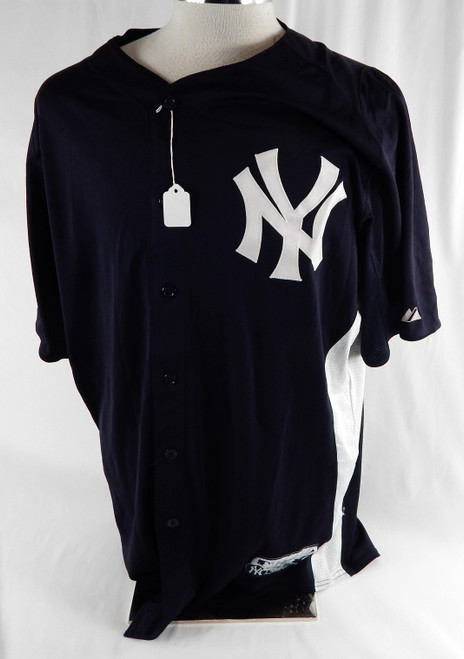 2012 New York Yankees Clay Rapada #39 Game Used Navy Jersey BP ST 48 919