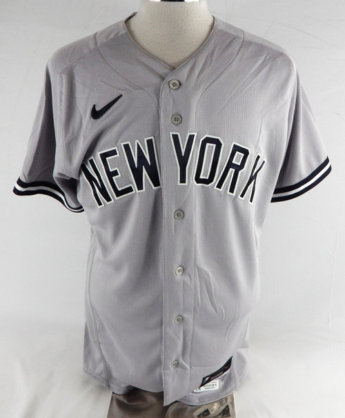 2022 New York Yankees Andrew Benintendi #18 Game Issued Grey Jersey 42 460