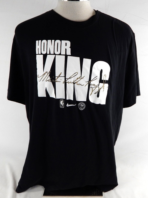 2025-26 Detroit Pistons Tolu Smith #35 Game Used Black Shirt MLK XXL 848