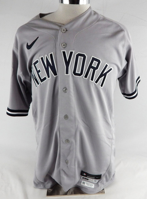 2023 New York Yankees Wandy Peralta #58 Game Issued Grey Jersey Starr Patch 7