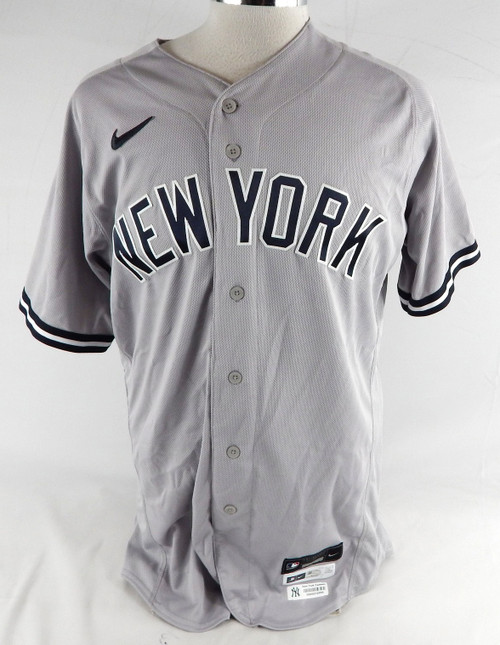 2022 New York Yankees Chi Chi Gonzalez #70 Game Issued Pos Used Grey Jersey 44 5