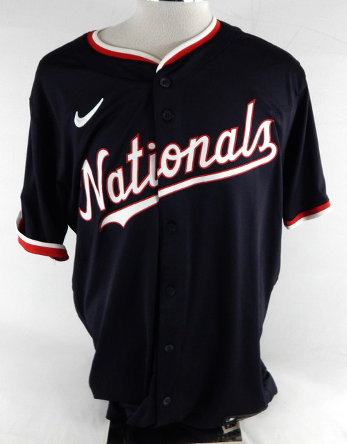 2025 Washington Nationals Jarlin Susana #49 Game Issued Navy Jersey 50 897