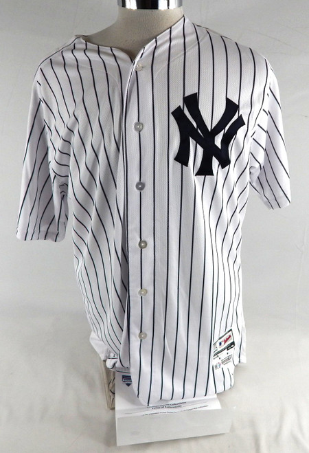 2019 New York Yankees Brady Lail #84 Game Used White Jersey  ST OD 46 8687