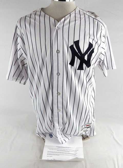 2019 New York Yankees Mike Ford #95 Game Used White Jersey  ST OD 46 DP08689