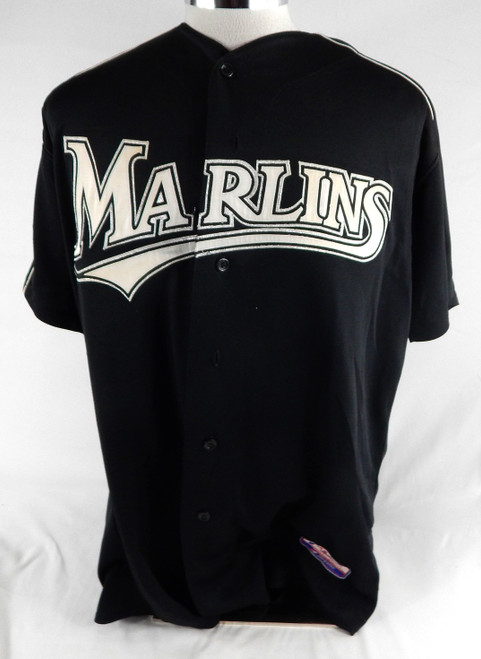 2003-06 Florida Marlins Danny Santin #63 Game Used Black Jersey ST BP XL 089