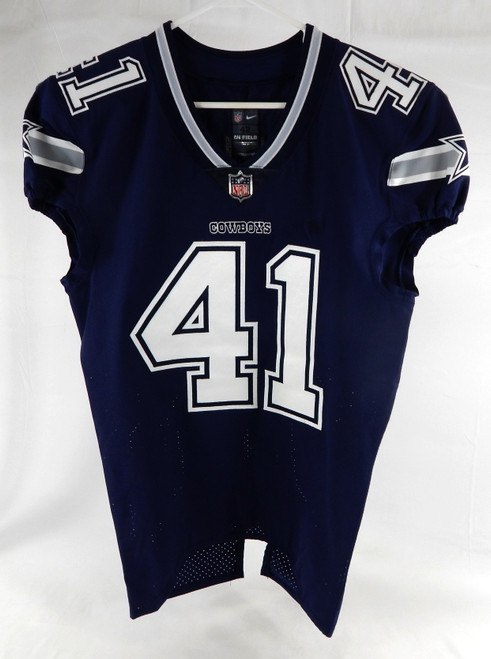 2020 Dallas Cowboys Reggie Robinson II #41 Game Used Navy Jersey 42 DP108840
