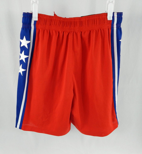 2024-25 Philadelphia 76ers Kelly Oubre #9 Game Used Red Basketball Shorts 36