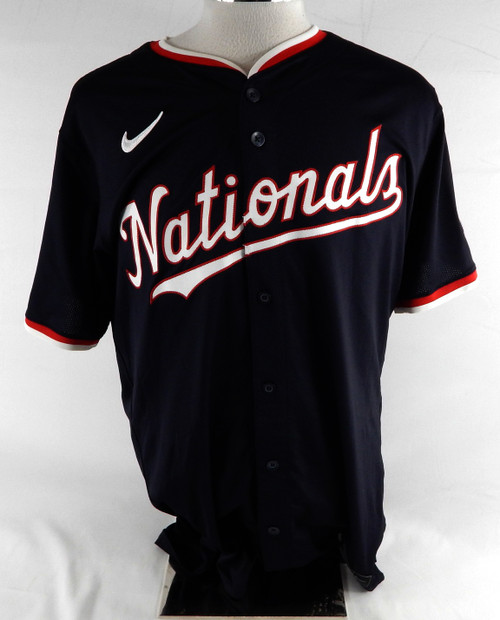 2025 Washington Nationals Trey Lipscomb #38 Game Issued Pos Used Navy Jersey 46 880
