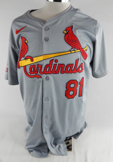 2024 St. Louis Cardinals Wade Stauss #81 Game Issued Grey Jersey 48 572