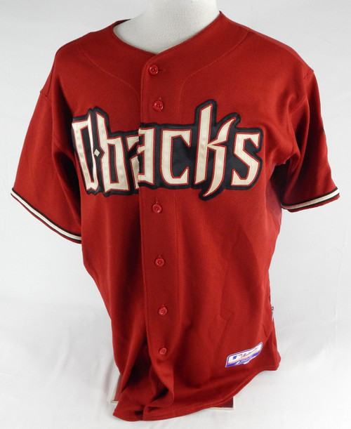 2009 Arizona Diamondbacks Trent Oeltjen #16 Game Used Red Jersey 48 267