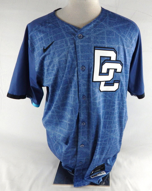 2025 Washington Nationals Jake Irvin #27 Game Issued Blue Jersey City Connect 1