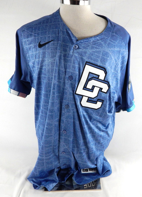 2025 Washington Nationals Ryan Loutos #52 Game Issued Blue Jersey City Connect 8