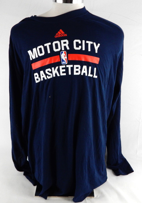 2016 Detroit Pistons # Team Issued Navy Hoodie Sweatshirt 2XL 000