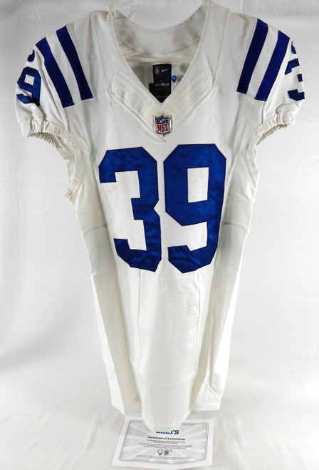2014 Indianapolis Colts McFadden #39 Game Issued Pos Used White Jersey 40 665