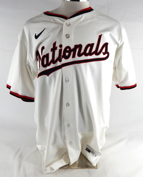 2025 Washington Nationals Jack Sinclair #75 Game Issued White Jersey 50 742