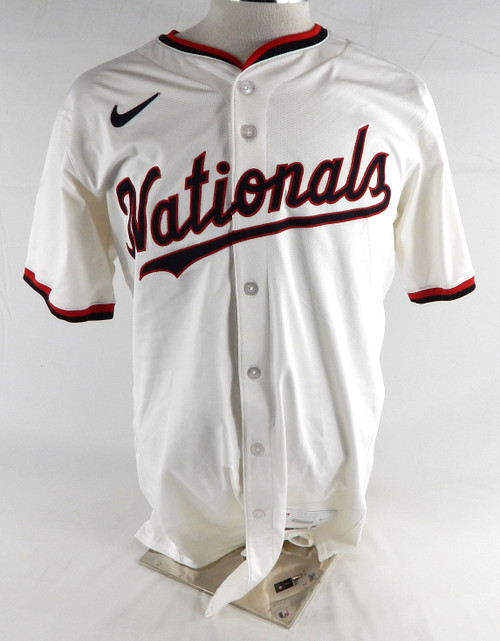 2025 Washington Nationals Lucas Sims #39 Game Issued Pos Used White Jersey 44 06