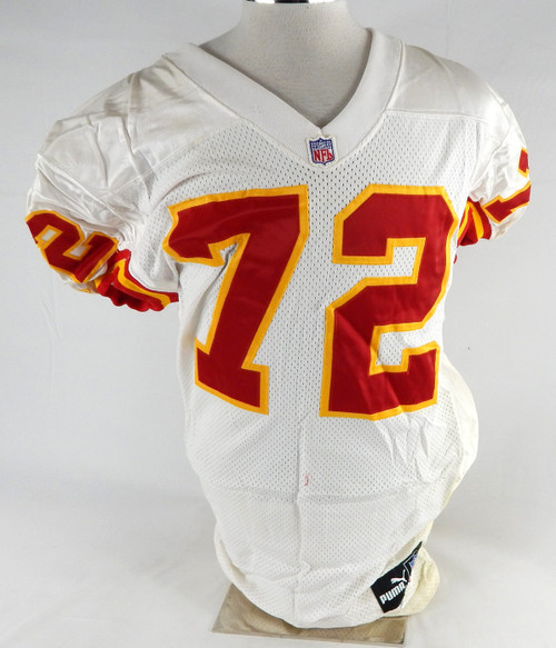 1999 Kansas City Chiefs Sammy Williams #72 Game Issued White Jersey 48 623