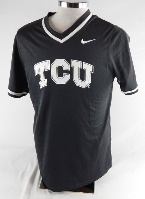 2020 Texas Christian TCU Frogs #50 Game Used Grey Practice Jersey Baseball L 96