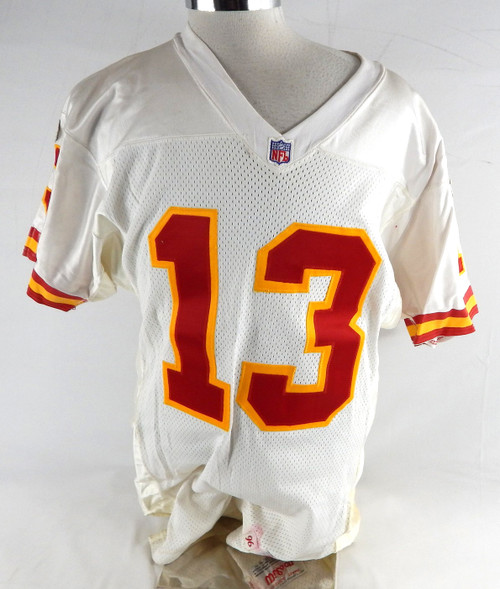 1996 Kansas City Chiefs Bond #13 Game Issued White Jersey 42 064