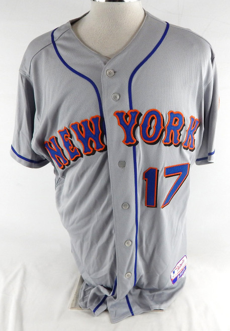 2011 New York Mets Chin-Lung Hu #17 Game Issued Pos Used Grey Jersey 48 012