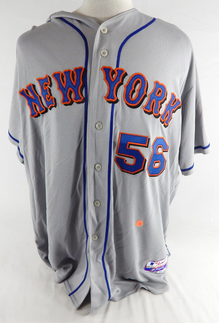 2011 New York Mets Jon Debus #56 Game Issued Grey Jersey 56 DP108921
