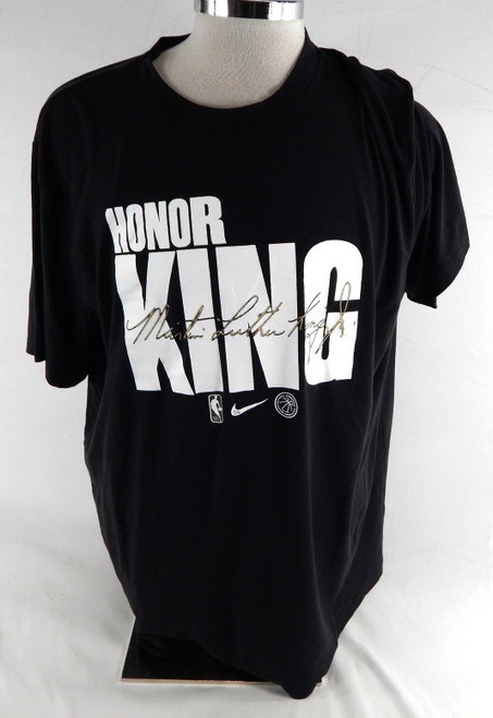 2025-26 Detroit Pistons Bobi Klintman #34 Game Used Black Shirt MLK XL 865