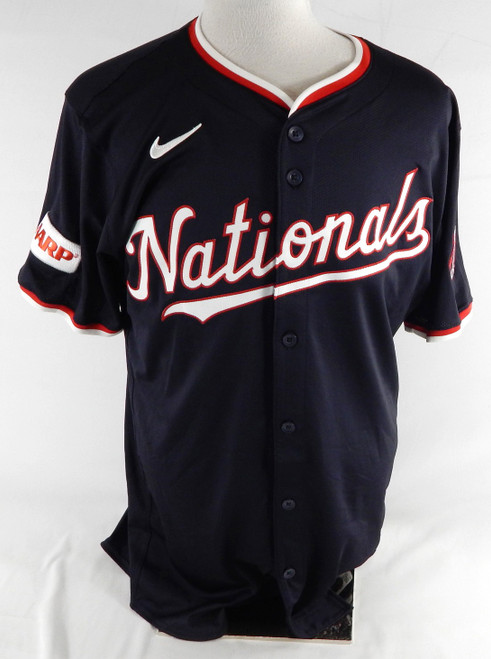 2024 Washington Nationals Zach Brzykcy #66 Game Issued Navy Jersey 44 760