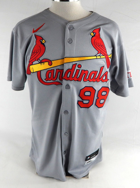 2025 St. Louis Cardinals Sammy Hernandez #98 Game Issued Pos Used Grey Jersey 0