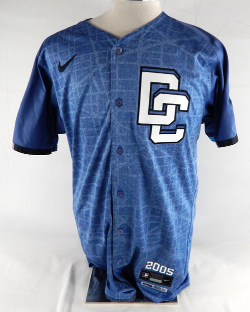 2025 Washington Nationals Paul DeJong #14 Game Issued Used Blue Jersey City