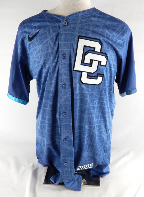 2025 Washington Nationals Josiah Gray #40 Game Issued Blue Jersey City Connect 6