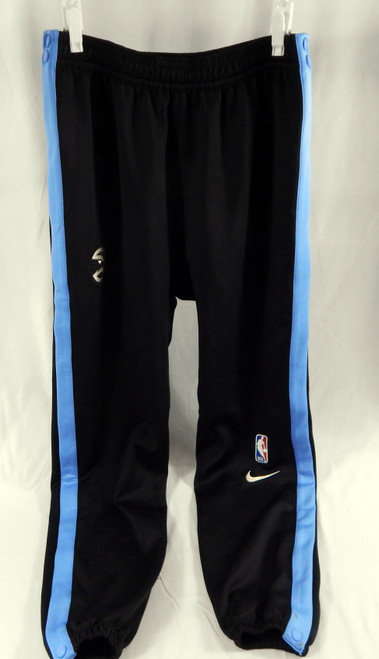 2024-25 Atlanta Hawks Daeqwon Plowden #29 Game Used Blk Basketball Pants City LT