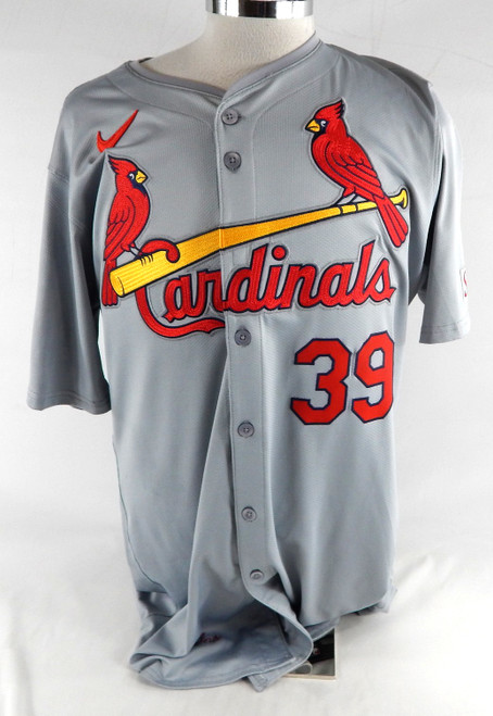 2024 St. Louis Cardinals Miles Mikolas #39 Game Issued P Used Grey Jersey 24 P