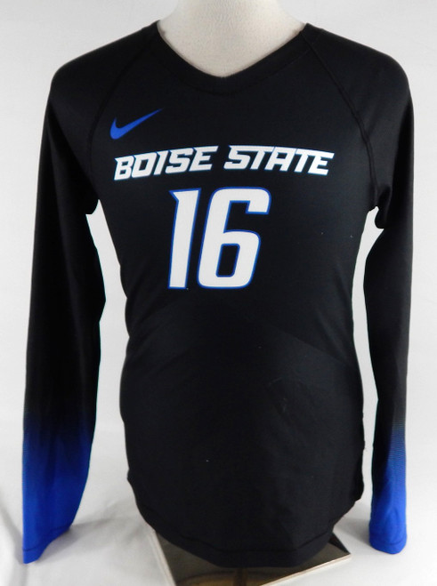 2022 Boise State Broncos #16 Game Used Black Jersey Volleyball M DP105781