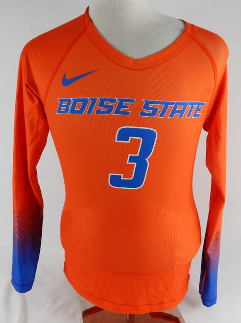 2022 Boise State Broncos #3 Game Used Orange Jersey Volleyball S DP105775