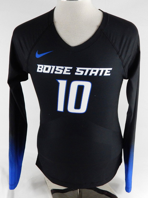2022 Boise State Broncos #10 Game Used Black Jersey Volleyball M DP105777