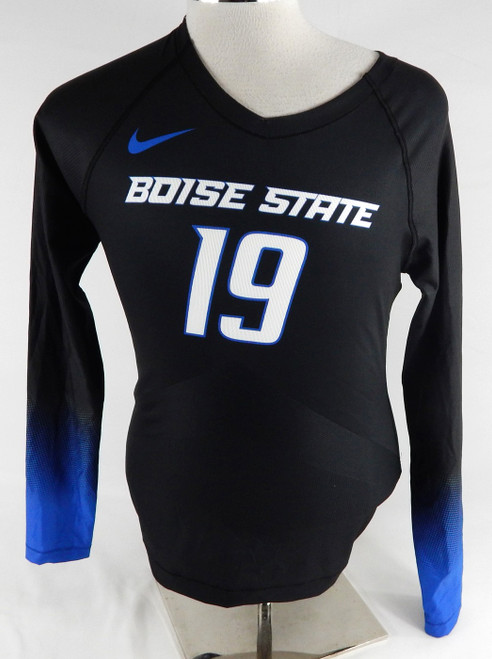 2022 Boise State Broncos #19 Game Used Black Jersey Volleyball M DP105784