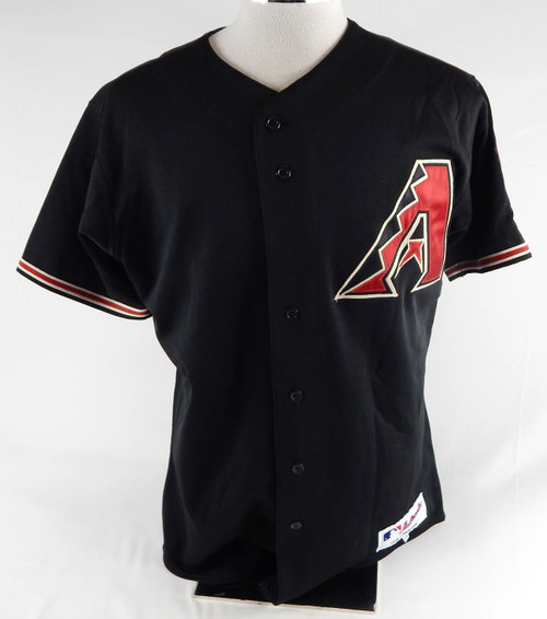 2007 Arizona Diamondbacks Robby Hammock #5 Game Used Black Jersey 44 404