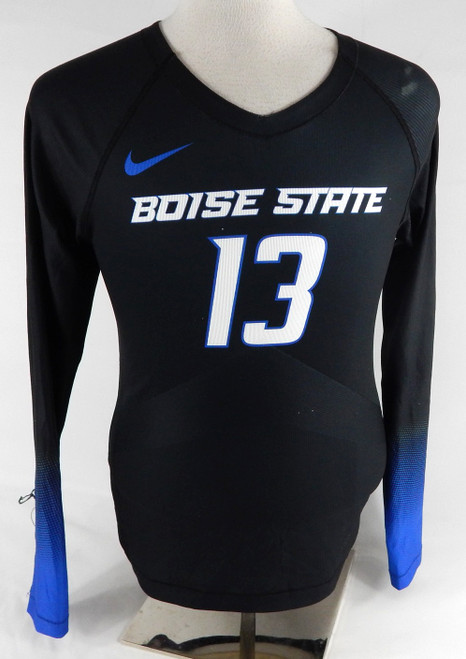 2022 Boise State Broncos #13 Game Used Black Jersey Volleyball M DP105788