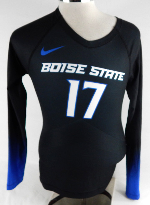2022 Boise State Broncos #17 Game Used Black Jersey Volleyball S DP105789
