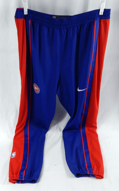 2025-26 Detroit Pistons Jalen Duren #0 GameUsed Blue Basketball WarmUp Pants XXL