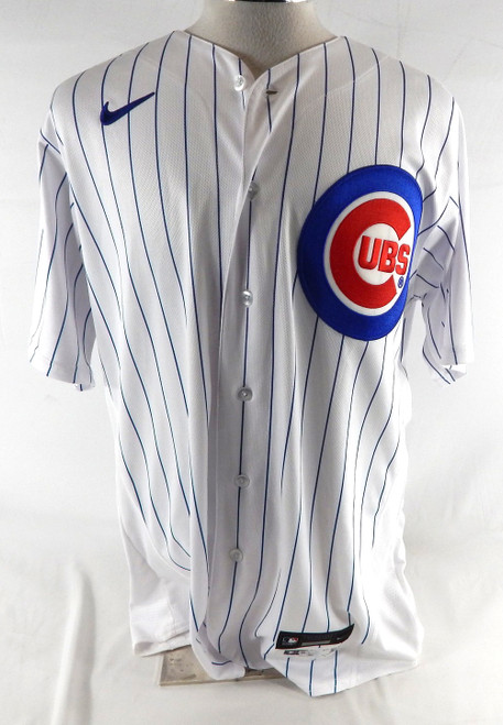 2022 Chicago Cubs Luke Farrell #60 Game Issued White Jersey 46 206