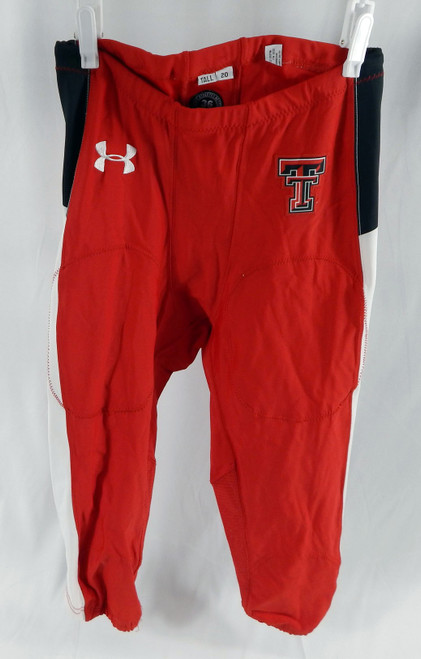 2020 Texas Tech Red Raiders Game Issued Red Football Pants Size 36