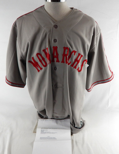 2009 Kansas City Monarchs Royal Robinson Tejeda #51 Game Used  Grey Jersey Pants
